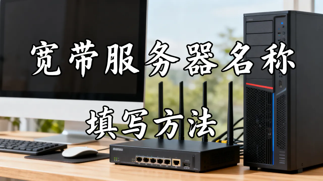 什么是宽带服务器名称,宽带服务器名称怎么填写? 什么是宽带服务器名称,宽带服务器名称怎么填写?