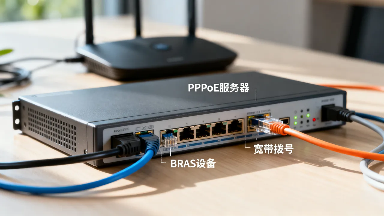 宽带拨号服务器叫什么，PPPoE服务器和BRAS设备有何区别