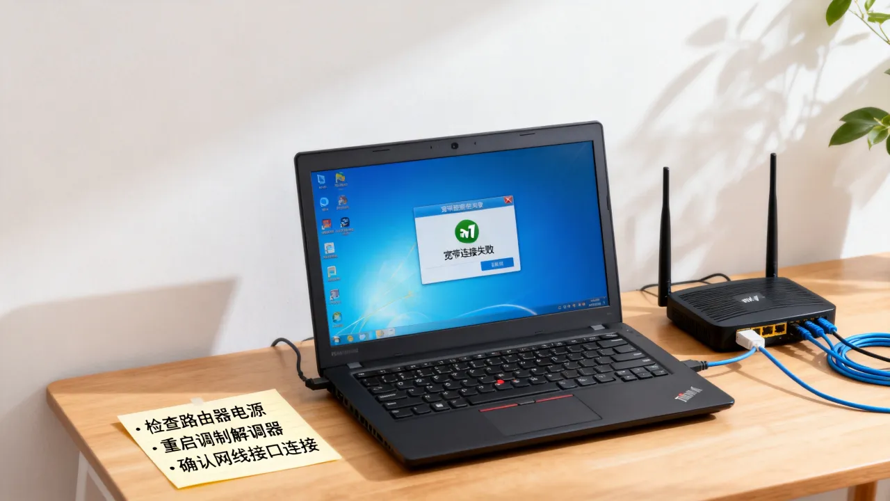 win7宽带连接不上网络服务器怎么办，win7链接宽带失败如何解决