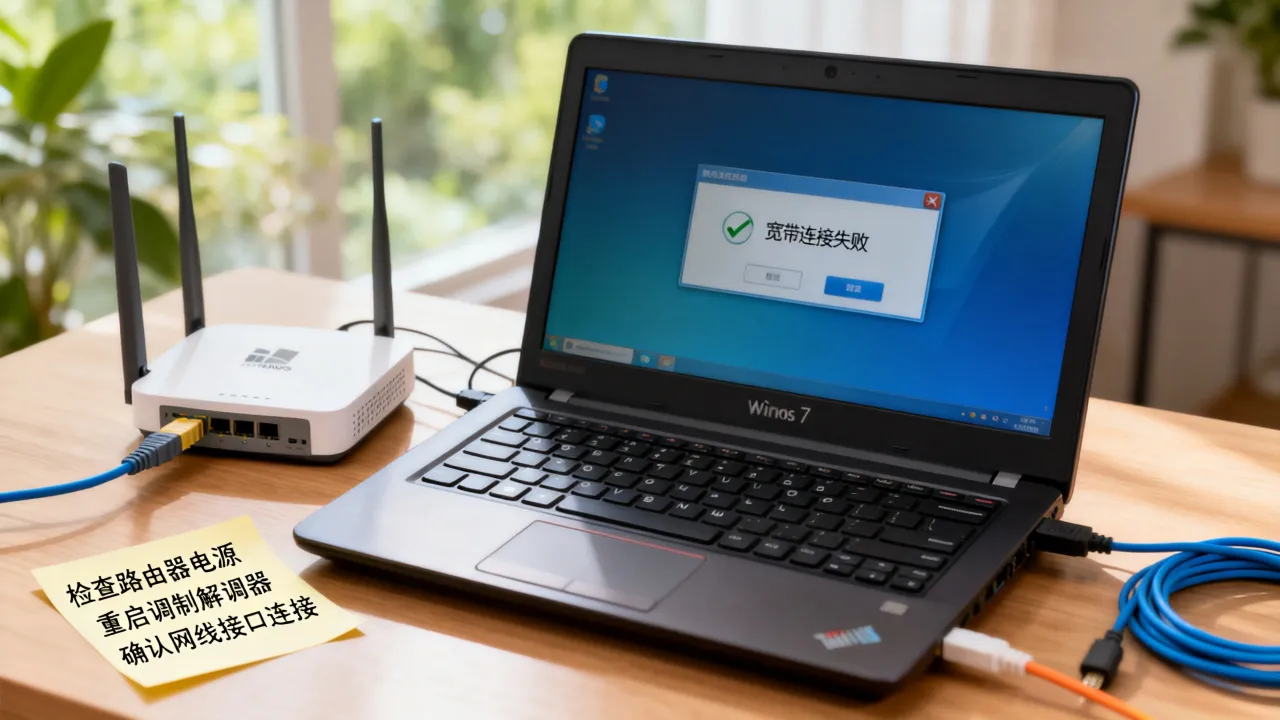 win7宽带连接不上网络服务器怎么办，win7链接宽带失败如何解决