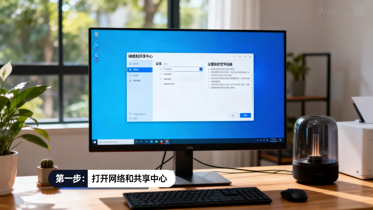 Win10如何连接新的宽带连接服务器？Win10宽带连接服务器怎么设置