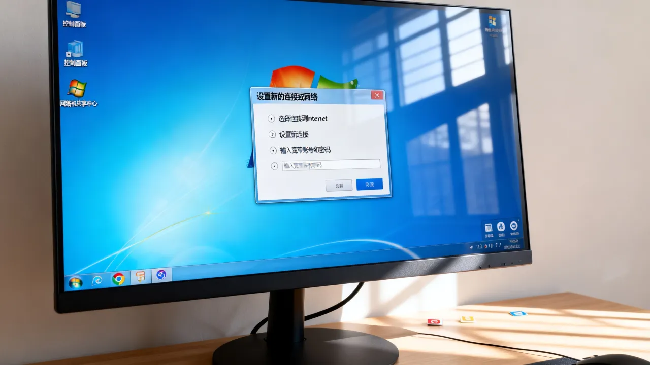 Win7如何创建新的宽带连接服务器？Win7宽带连接服务器怎么设置？