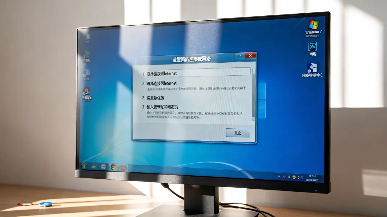 Win7如何创建新的宽带连接服务器？Win7宽带连接服务器怎么设置？
