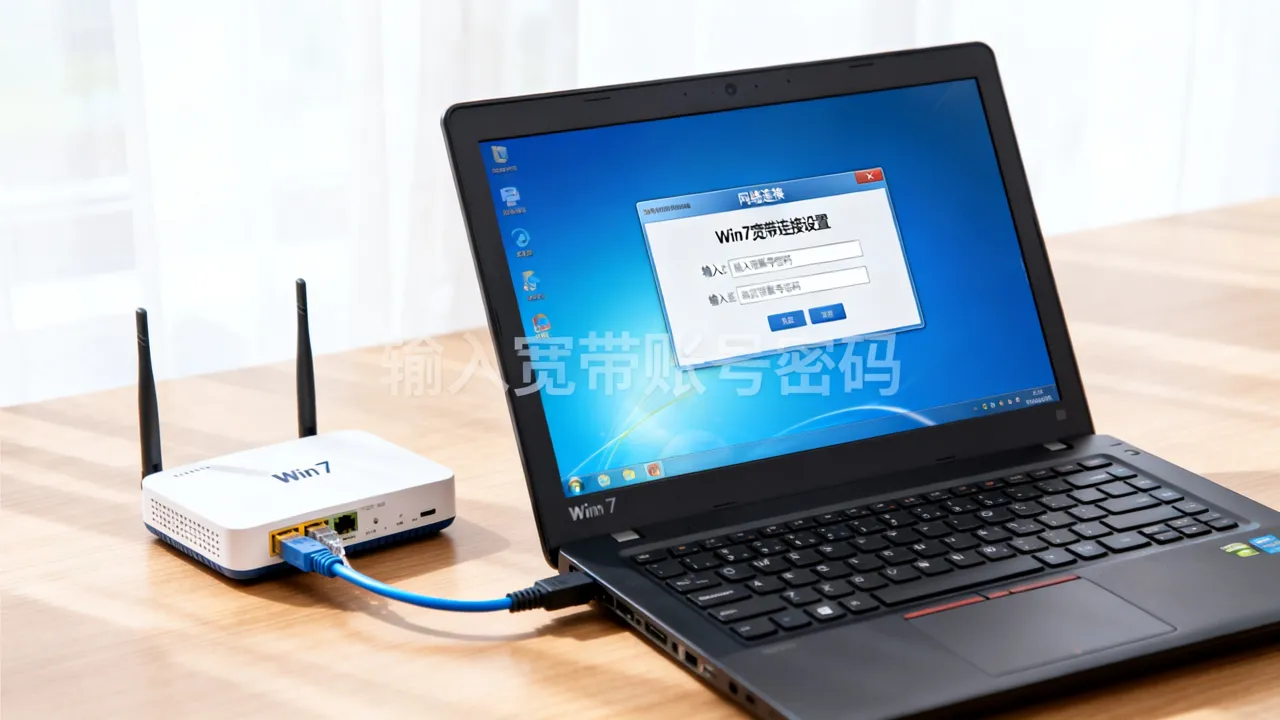 Win7怎么直接连宽带服务器，宽带连接服务器失败怎么办？