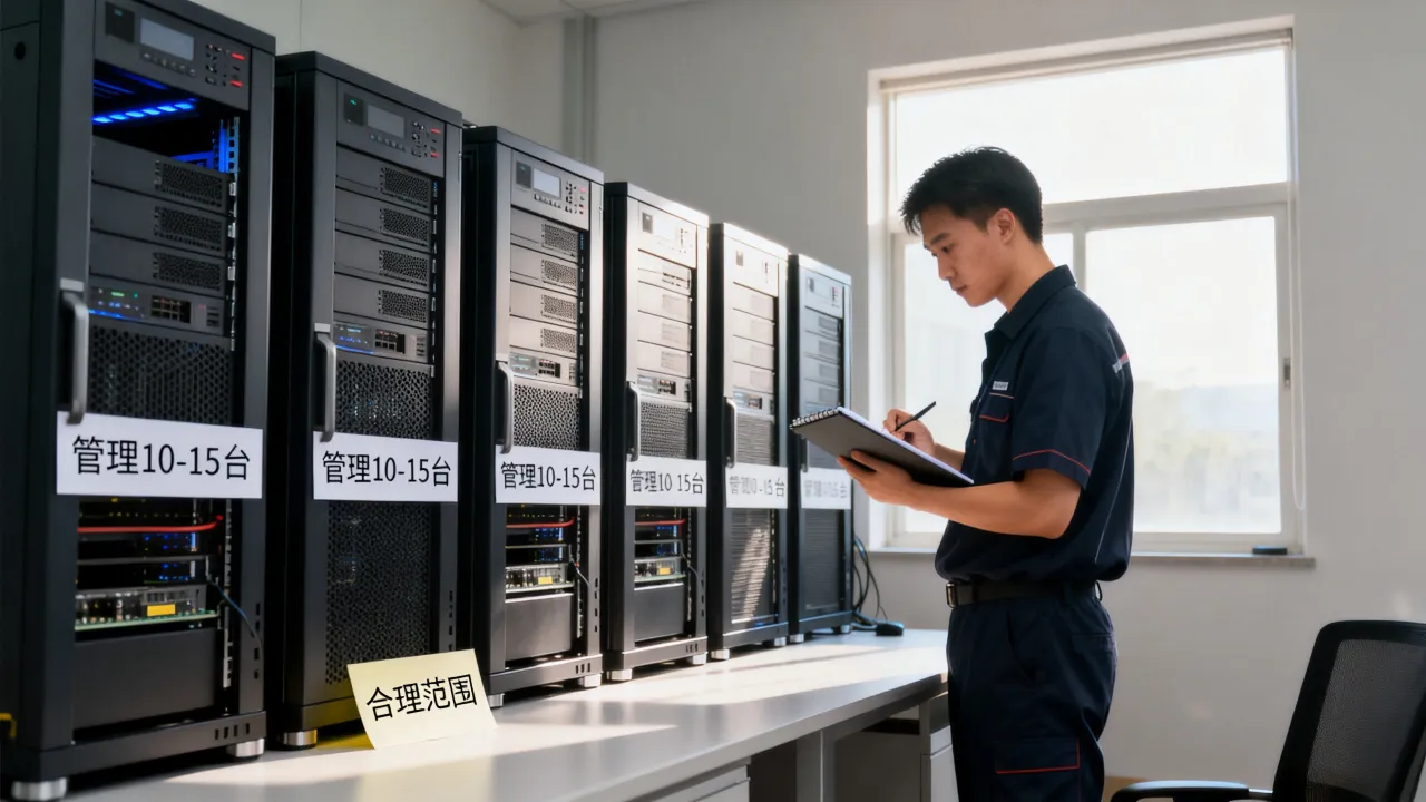 Linux运维负责几台服务器，一般管理多少台比较合理？