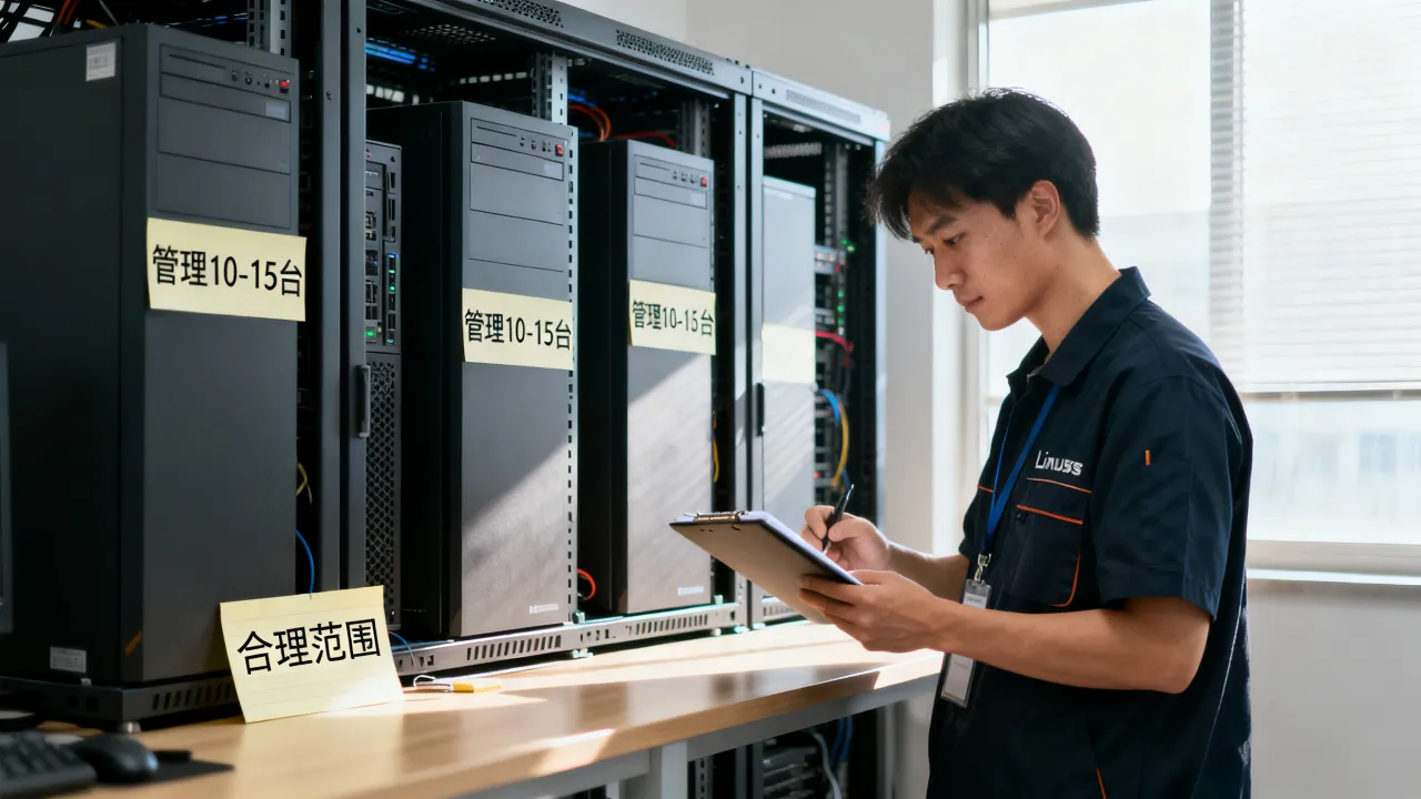 Linux运维负责几台服务器，一般管理多少台比较合理？