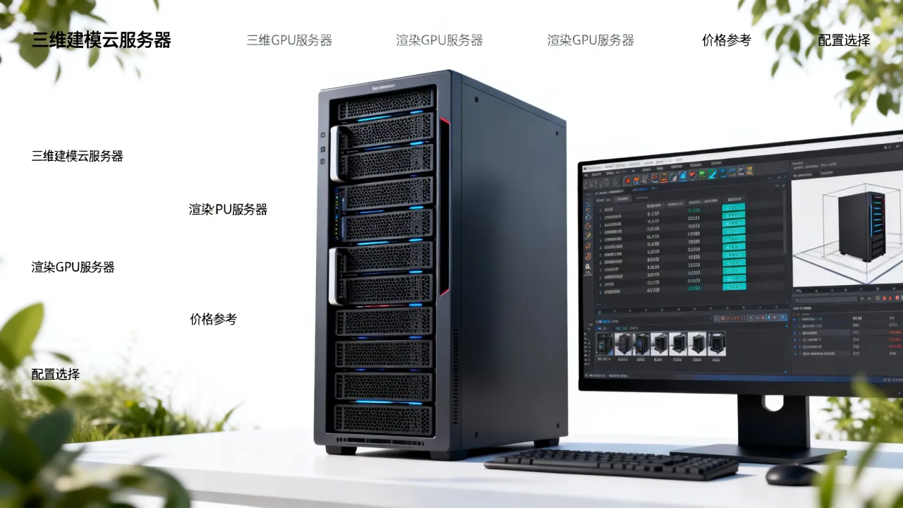 三维建模云服务器价格是多少，渲染GPU服务器租用配置怎么选