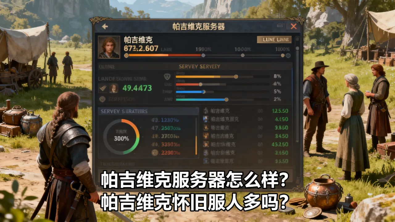 怀旧服帕吉维克服务器怎么样？帕吉维克怀旧服人多吗？