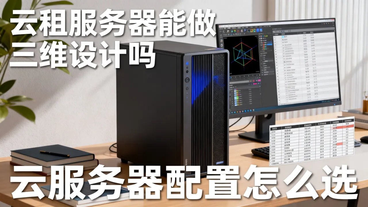 云租服务器能做三维设计吗,云服务器配置怎么选?