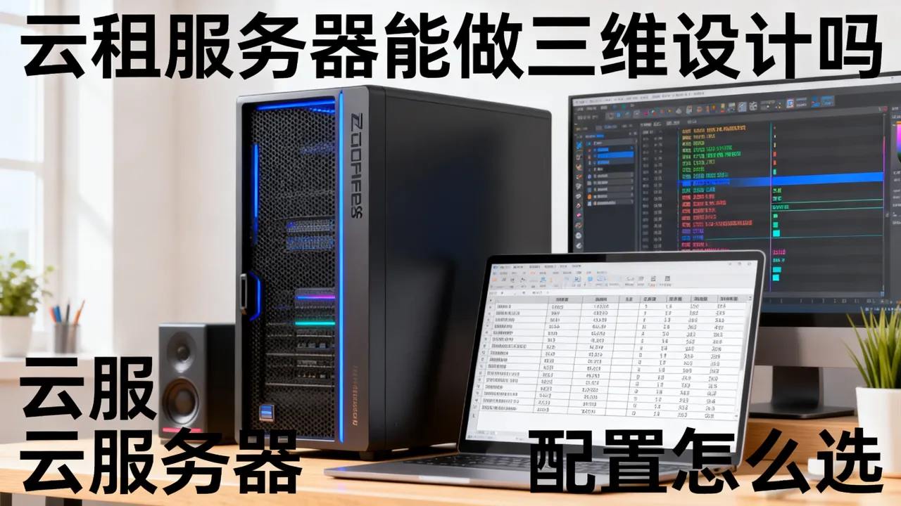 云租服务器能做三维设计吗，云服务器配置怎么选？