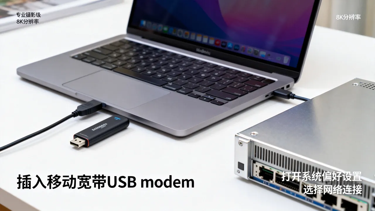 Mac如何连接移动宽带连接服务器，Mac移动宽带连接服务器怎么设置