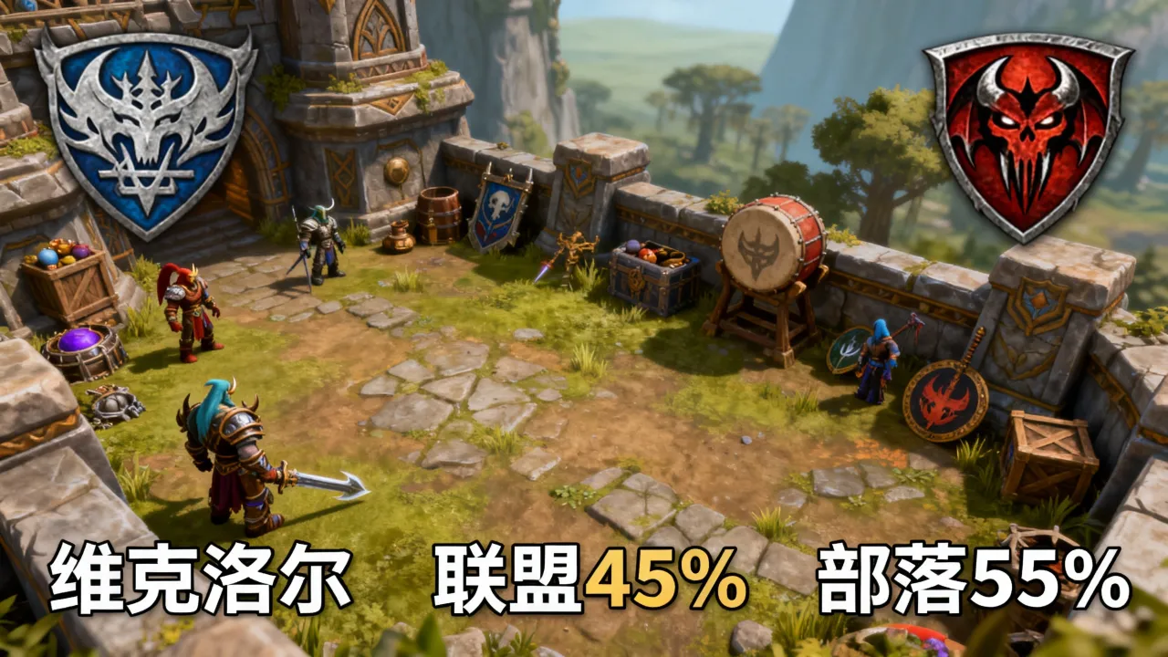 维克洛尔服务器平衡吗，魔兽世界怀旧服阵营比例是多少