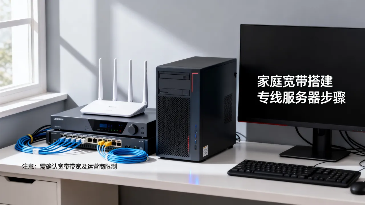 宽带如何开专线服务器，家庭宽带能搭建专线服务器吗