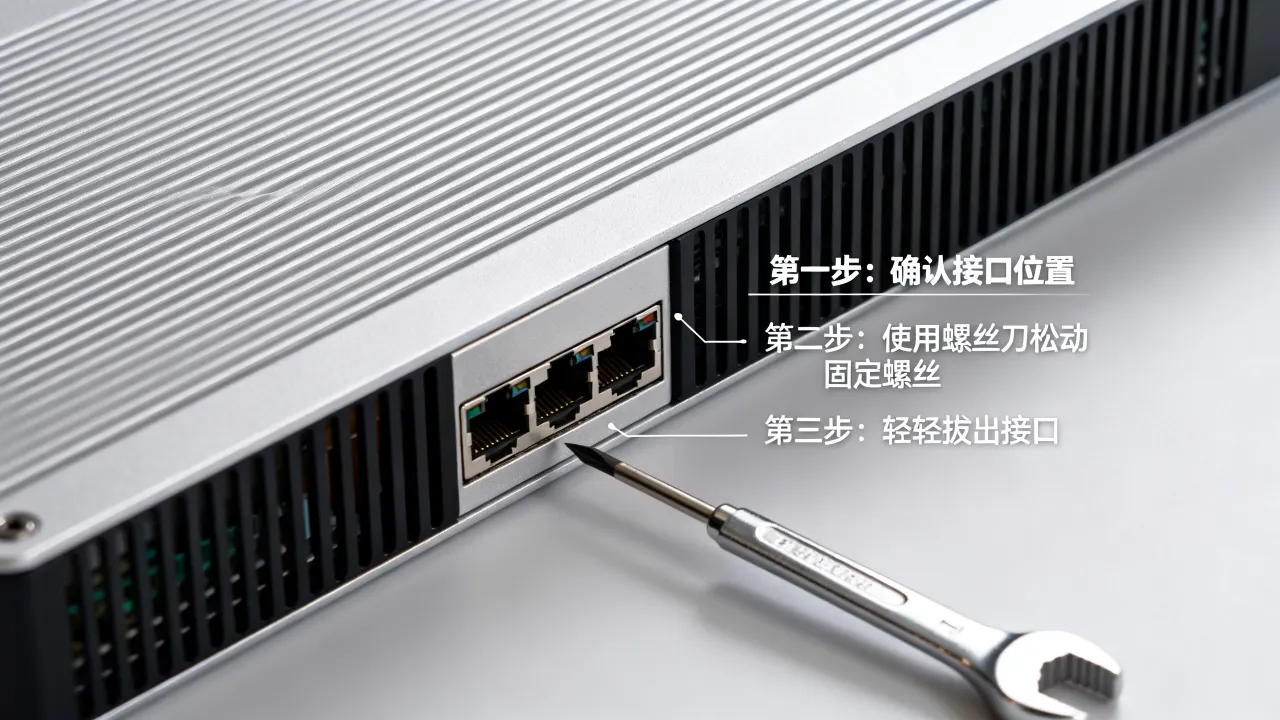 服务器宽带接口如何拆？宽带接口拆卸步骤详解