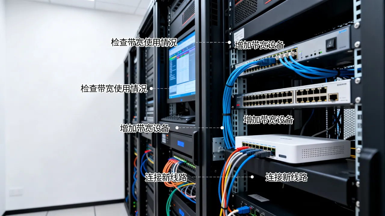 服务器如何增加宽带，服务器带宽不够用怎么解决