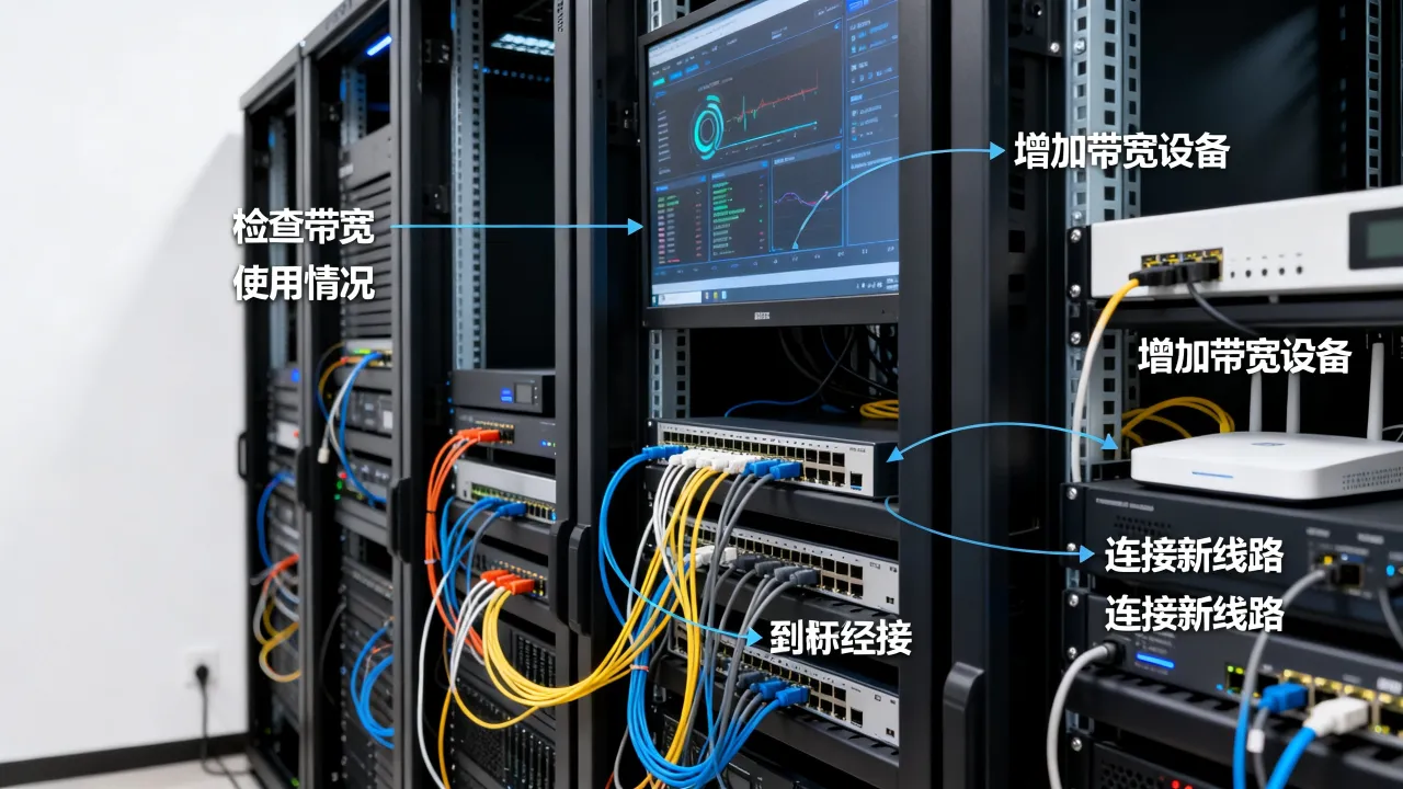 服务器如何增加宽带，服务器带宽不够用怎么解决