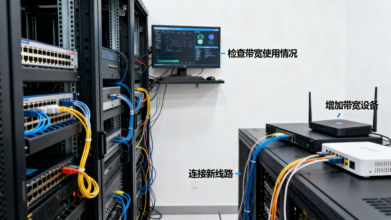 服务器如何增加宽带，服务器带宽不够用怎么解决