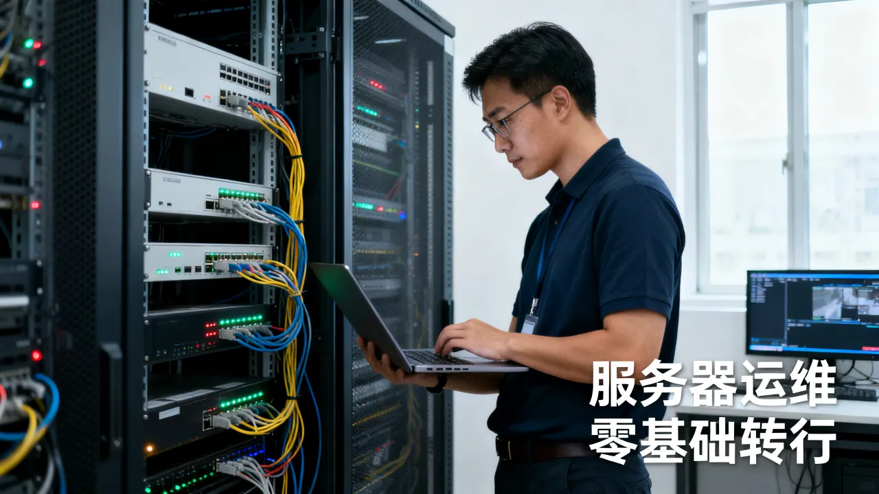 做服务器运维有前途吗，零基础三十岁转行来得及吗？