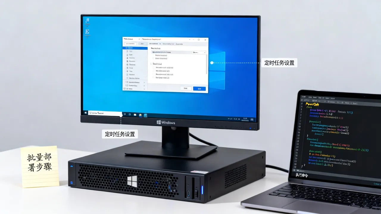 Windows服务器自动化运维怎么做？Windows批量部署与定时任务设置方法