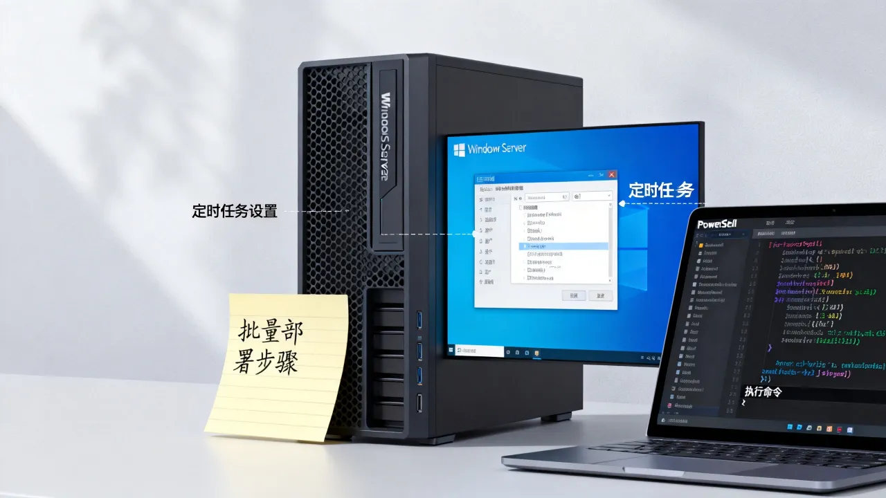 Windows服务器自动化运维怎么做？Windows批量部署与定时任务设置方法