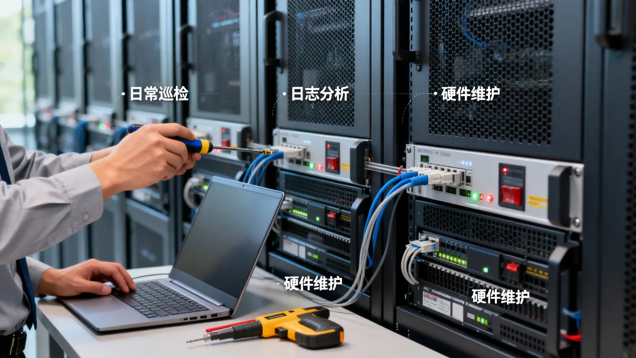 网络服务器运维怎么做？服务器日常维护有哪些关键步骤？