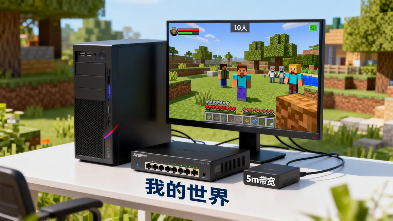 我的世界5m宽带能开多少人的服务器？5m带宽服务器人数