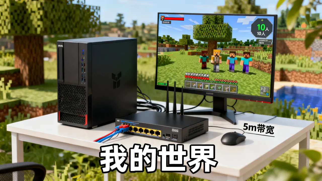 我的世界5m宽带能开多少人的服务器？5m带宽服务器人数