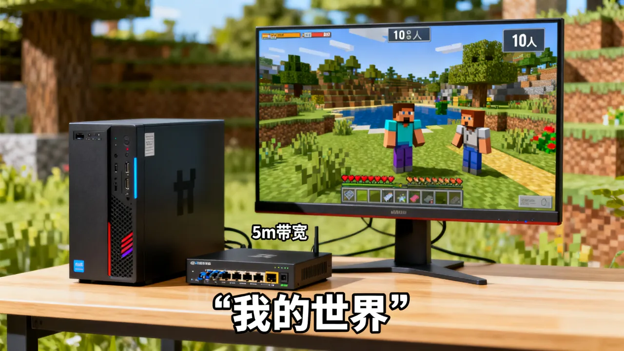 我的世界5m宽带能开多少人的服务器？5m带宽服务器人数