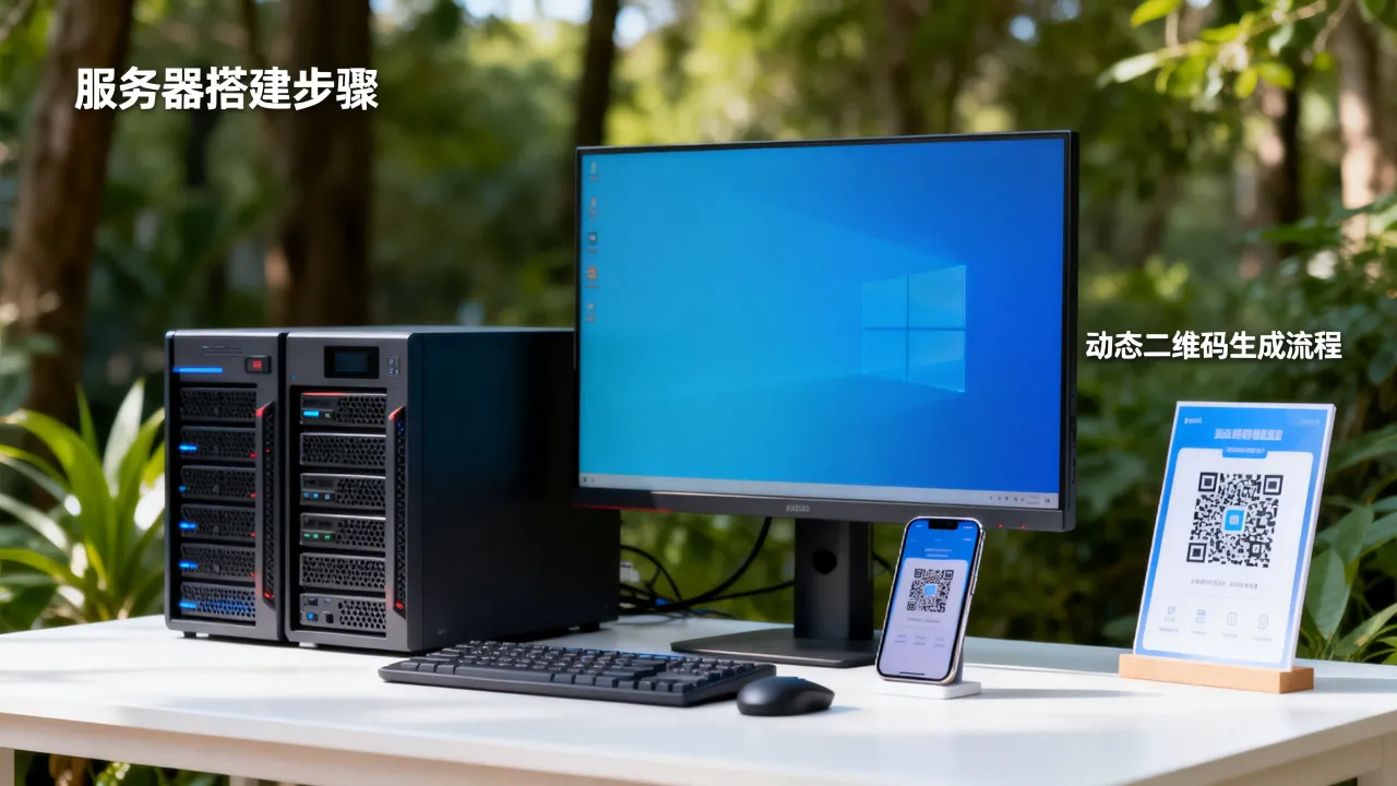 二维码双向服务器怎么搭建，动态二维码如何生成