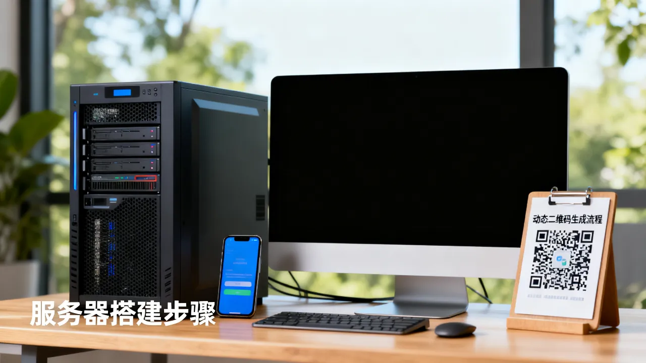 二维码双向服务器怎么搭建，动态二维码如何生成