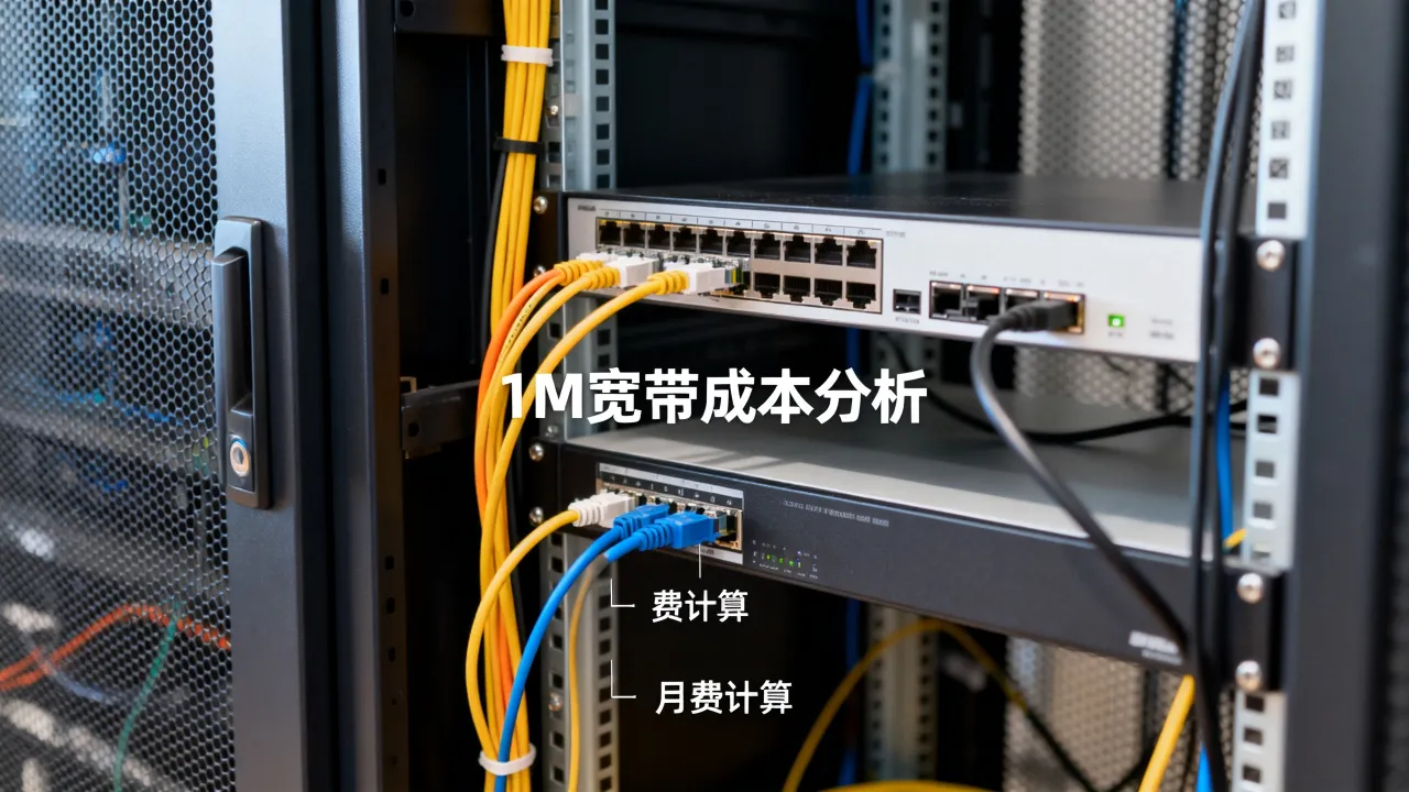服务器1m的宽带相当于多少钱，1m带宽多少钱一个月