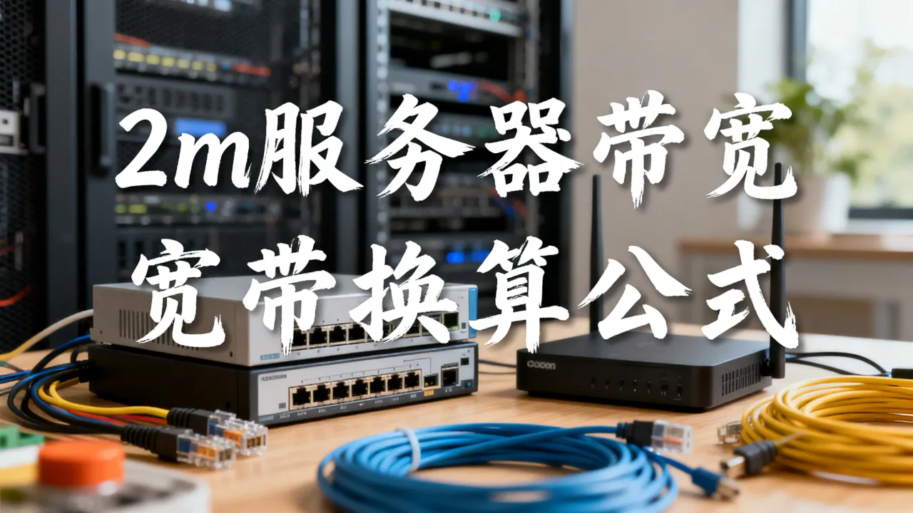 服务器2m带宽相当于多少m的宽带，怎么换算