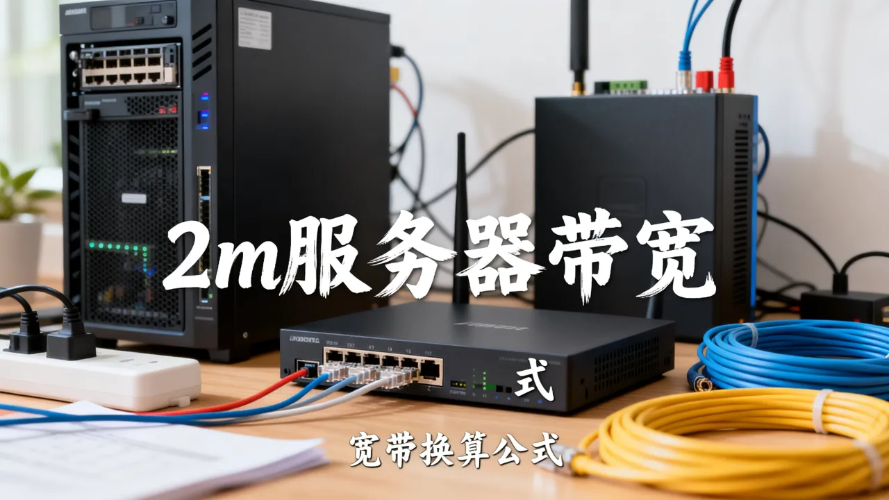 服务器2m带宽相当于多少m的宽带，怎么换算