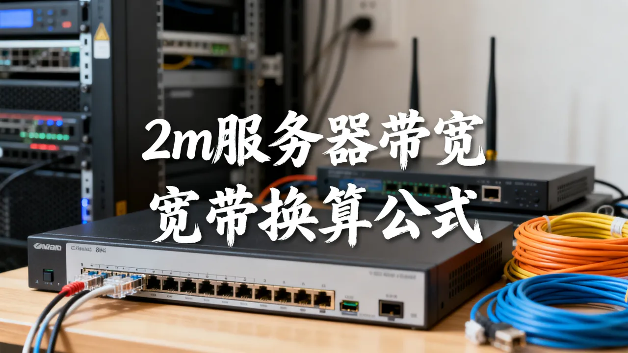 服务器2m带宽相当于多少m的宽带，怎么换算