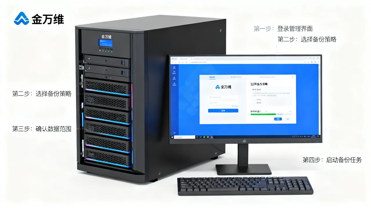 金万维服务器怎么备份数据？金万维服务器备份流程是什么