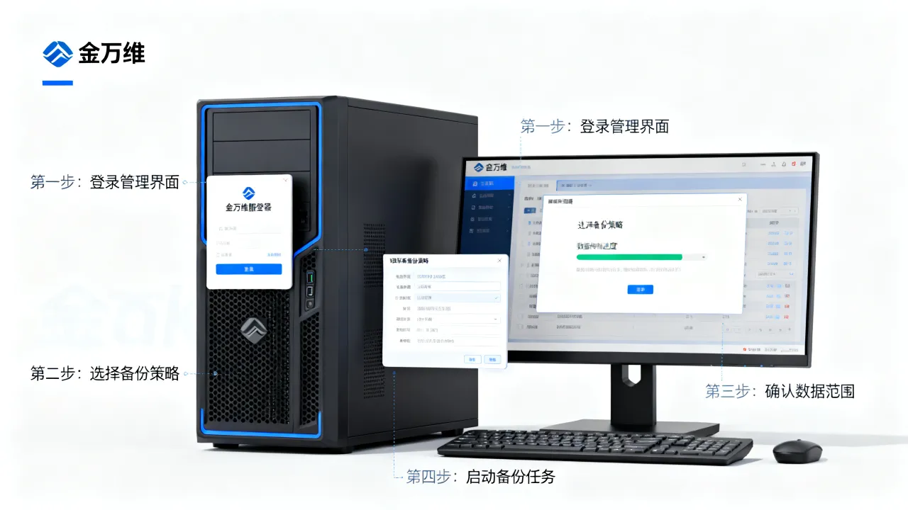 金万维服务器怎么备份数据？金万维服务器备份流程是什么