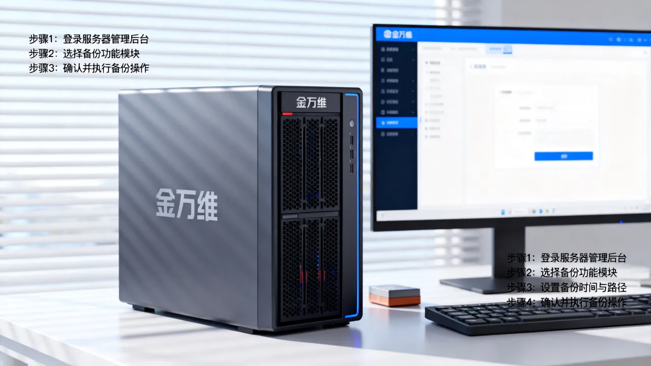金万维服务器备份建账怎么做？金万维服务器备份建账步骤是什么