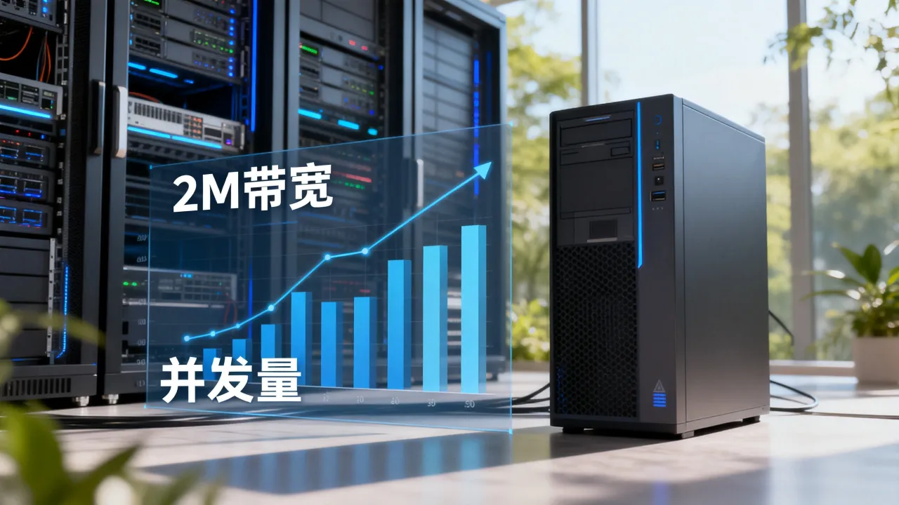 阿里云服务器2M带宽能支持多少人访问？2M带宽并发量是多少