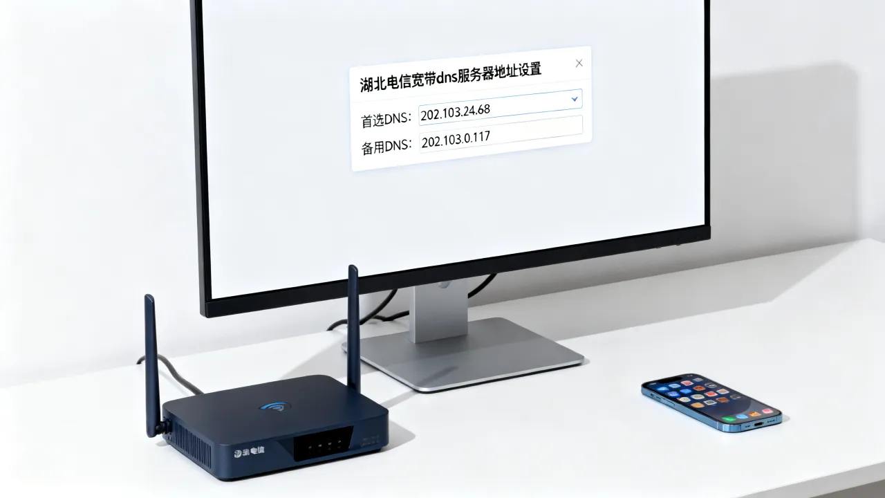 湖北电信宽带dns的服务器地址是多少，怎么设置？