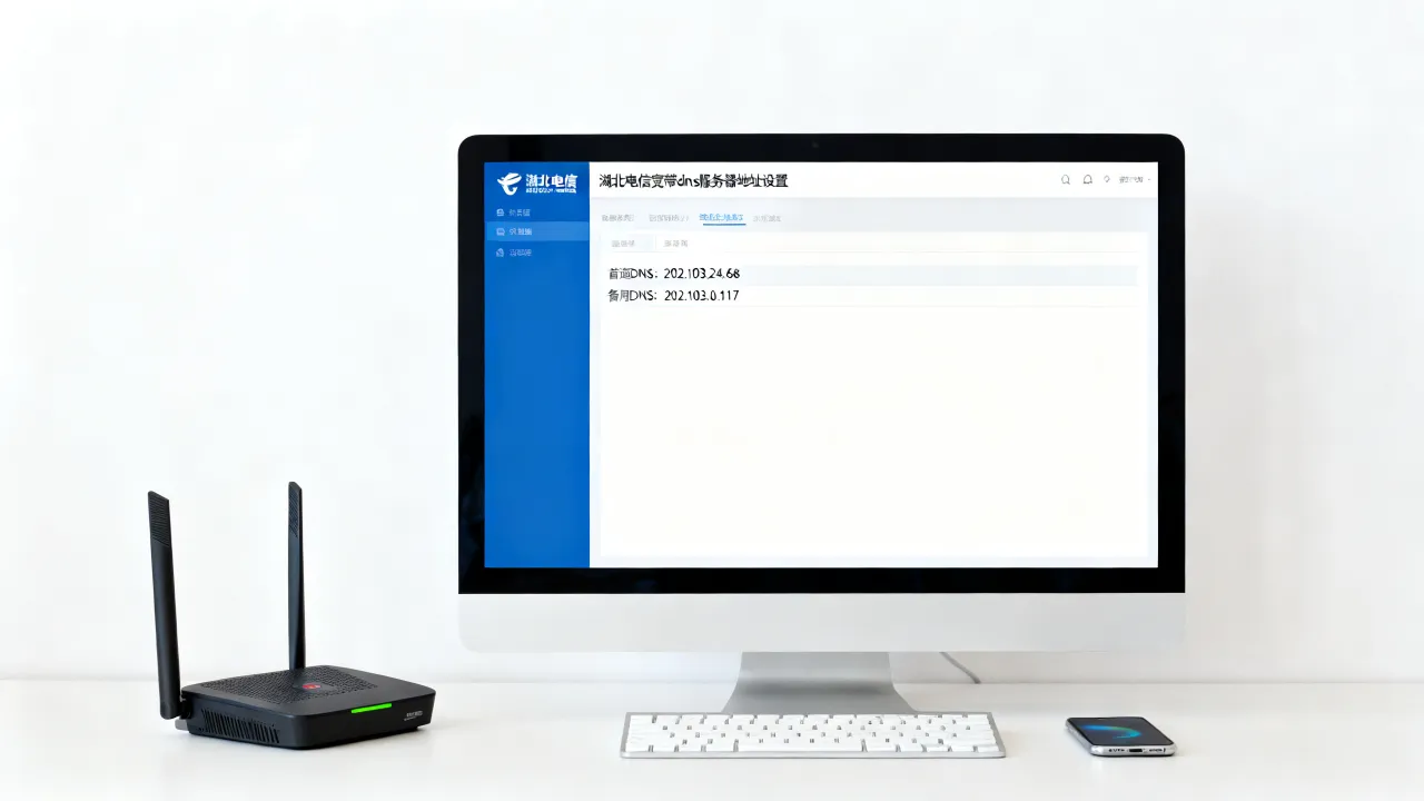 湖北电信宽带dns的服务器地址是多少，怎么设置？