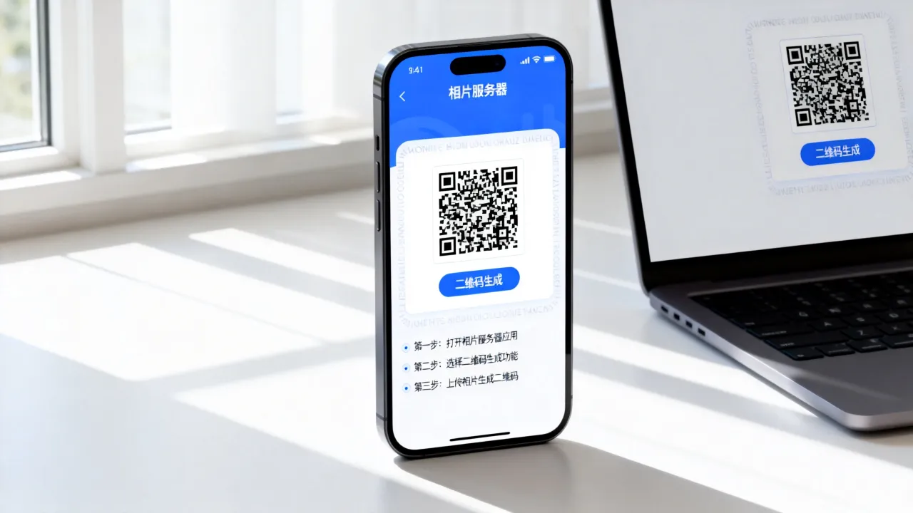 相片服务器二维码快速生成方法是什么，怎么操作？