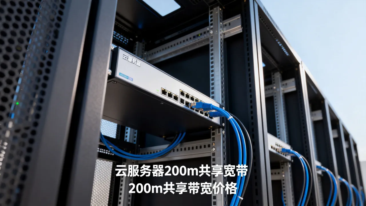 云服务器200m共享宽带多少钱，200m共享带宽一个月多少钱？