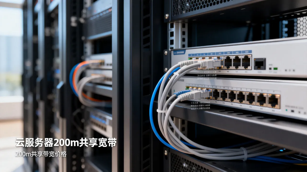 云服务器200m共享宽带多少钱，200m共享带宽一个月多少钱？