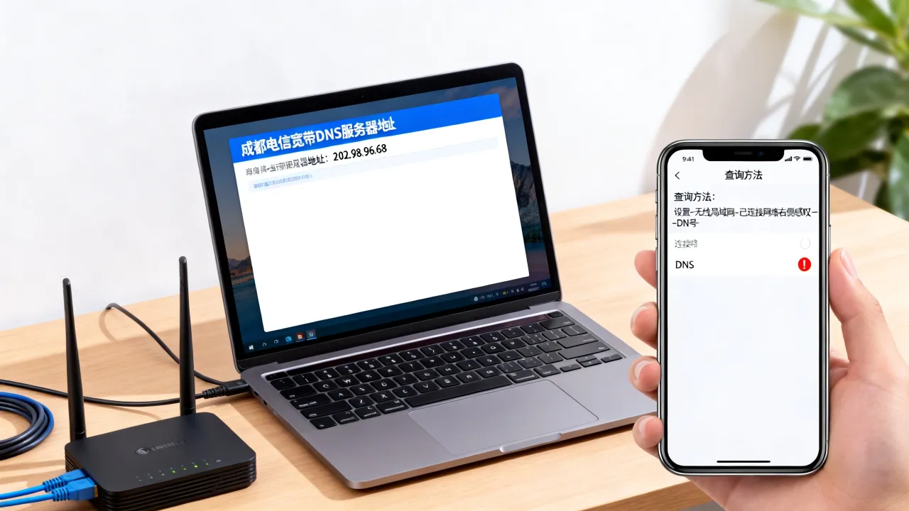 成都电信宽带dns的服务器地址是多少？电信dns怎么查最快