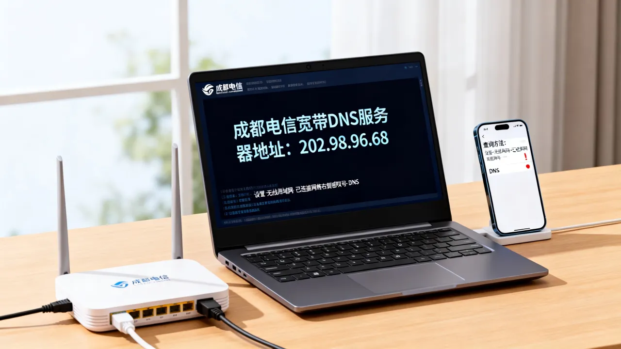 成都电信宽带dns的服务器地址是多少？电信dns怎么查最快