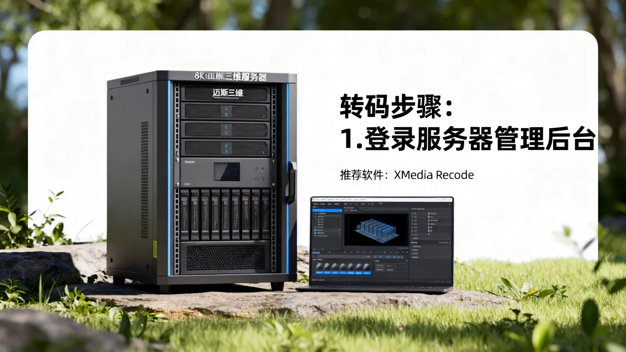 迈斯三维服务器怎么转码？服务器转码用什么软件好