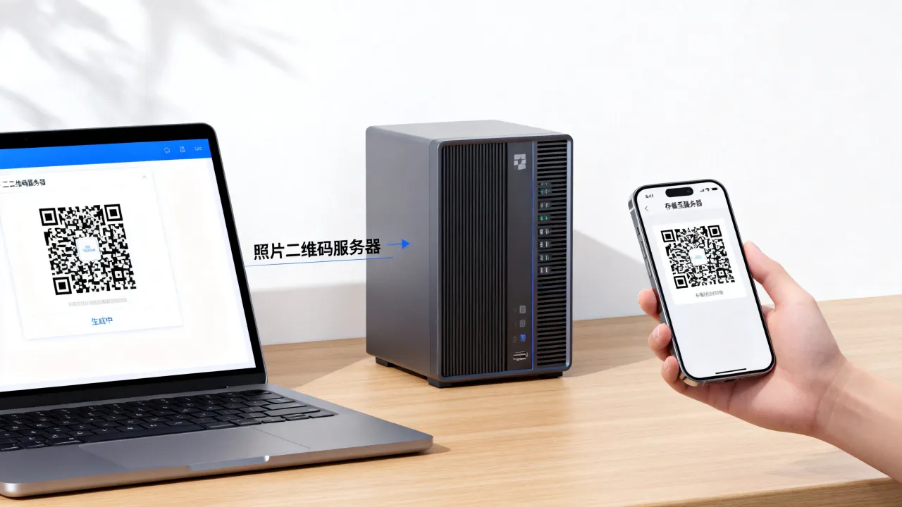 照片二维码怎么生成并存储到服务器？，照片二维码服务器是什么