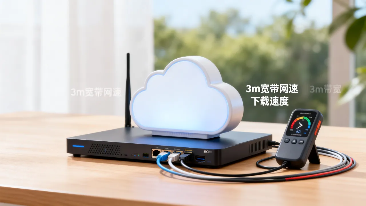 云服务器3m宽带网速是多少？3m带宽下载速度多少kb/s