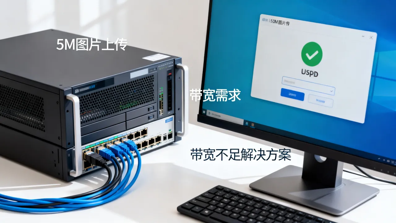 上传5M的图片服务器带宽要多少，服务器带宽不够怎么办