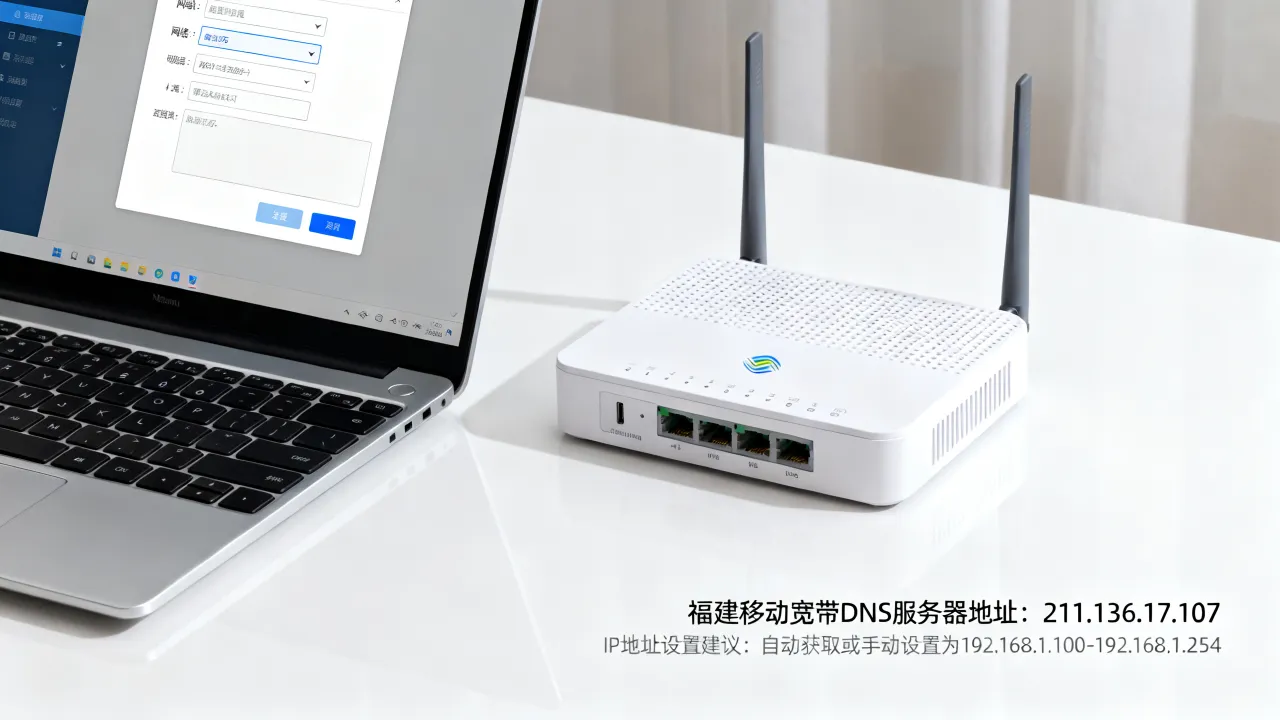 福建移动宽带dns的服务器地址是多少，ip地址怎么设置最快